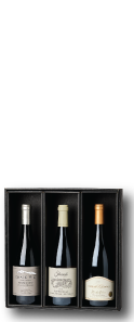 Three pack holiday wine gift box